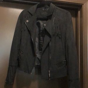 Suede Fringe Jacket